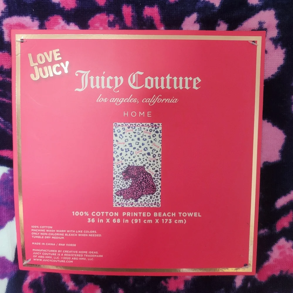 Juicy Couture Beach Towel